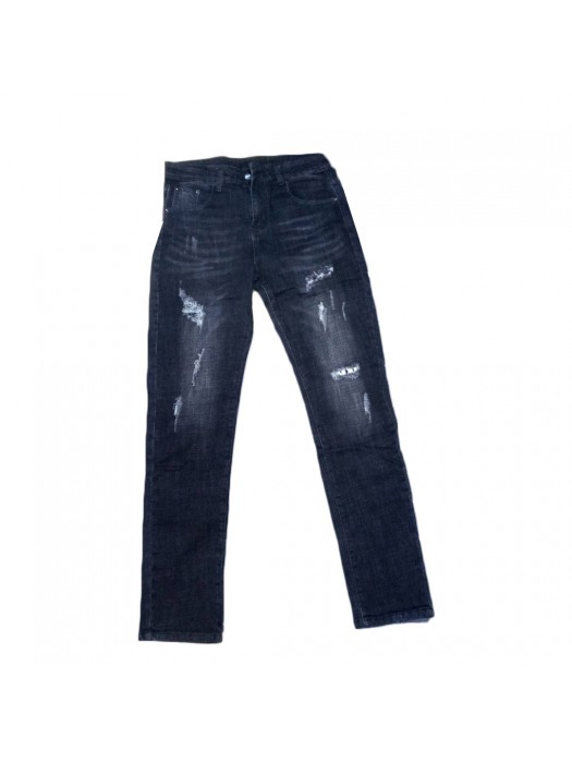 Slim Fit Crazy Jeans - Blue Black