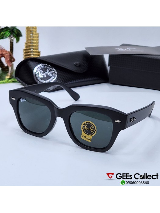 RB0321 State Street Sunglasses - Black