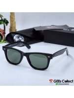 RB1998 Pure Black Wayfarer Sunglasses 