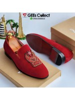 CL RED SUEDE DRESS SHOE