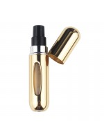 5ml Portable Mini Refillable Perfume Atomizer Bottle - Gold
