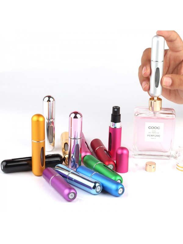 5ml Portable Mini Refillable Perfume Atomizer Bottle - Black