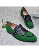 Dior Suede Quality Shoe - Green